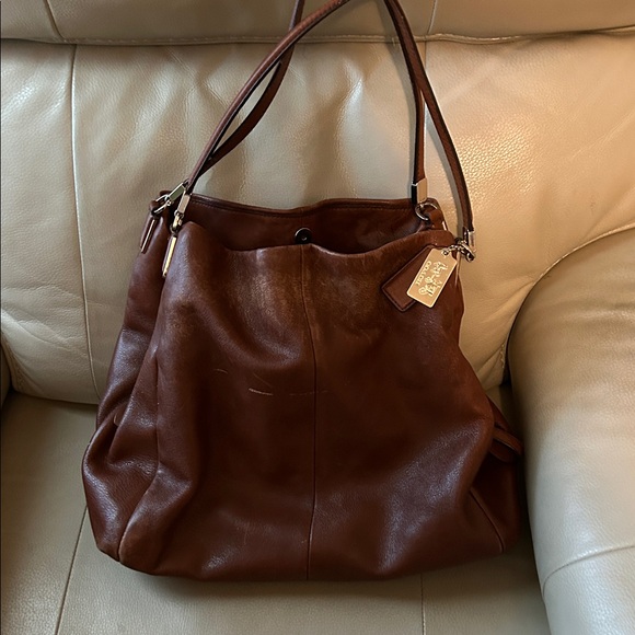 Coach Brown Leather Bag - Picture 2 of 4